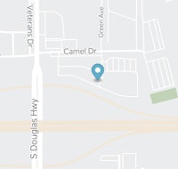 a map showing the location of camel dr